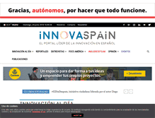 Tablet Screenshot of innovaspain.com